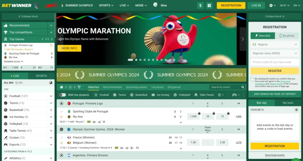 betwinner main banner